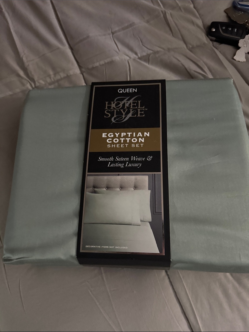 Egyptian Cotton Sheet Set - Sage Green (Queen)
